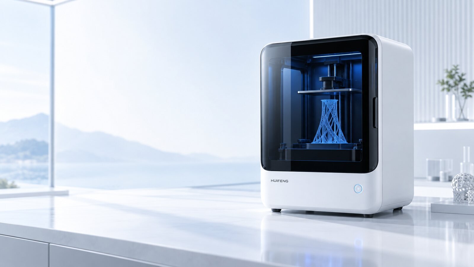White HuiFeng professional 3D printer